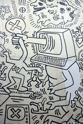 Keith Haring The Political line Exhibition, Muse d'art moderne de la ville de Paris - 5402