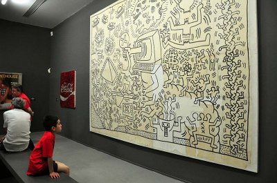 Keith Haring The Political line Exhibition, Muse d'art moderne de la ville de Paris - 5404