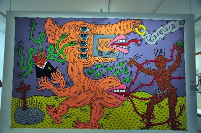 Keith Haring The Political line Exhibition, Muse d'art moderne de la ville de Paris - 5410