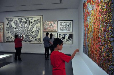 Keith Haring The Political line Exhibition, Muse d'art moderne de la ville de Paris - 5413