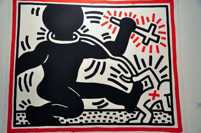 Keith Haring The Political line Exhibition, Musée d'art moderne de la ville de Paris - 5421