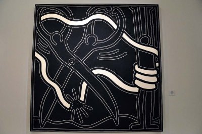 Keith Haring The Political line Exhibition, Muse d'art moderne de la ville de Paris - 5435