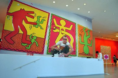 Keith Haring The Political line Exhibition, Muse d'art moderne de la ville de Paris - 5444