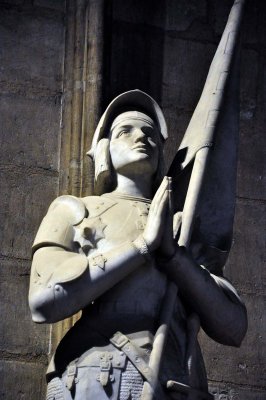 Statue de Jeanne d'Arc, Notre-Dame de Paris - 5495