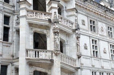 Grand escalier Franois 1er - Chteau de Blois - 6809