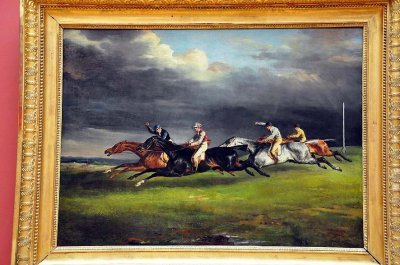 Thodore Gricault (1791-1824) - Course de chevaux - Le derby de 1821  Epsom - 0651