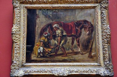 Eugne Delacroix (1798-1863)  - Le marchal ferrant - 0664
