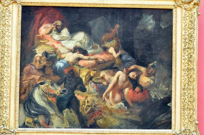 Eugne Delacroix - Mort de Sardanapale (1826-1827) -  0386