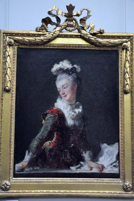 Jean-Honor Fragonard (1732-1806) - Portrait de la Comtesse de Grave, ou Portrait de la Guimard - 0476