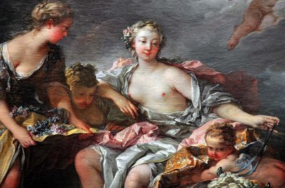 François Boucher - L'enlèvement d'Europe (1747), détail - 0504
