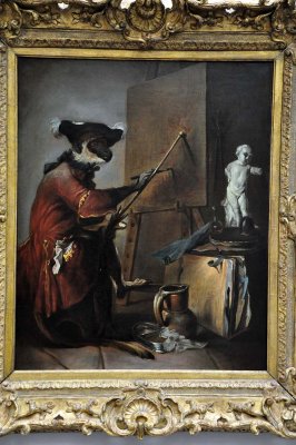 Jean-Simon Chardin - Le singe peintre (1739-1740) - 0527