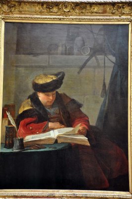 Jean-Simon Chardin - Chimiste dans son laboratoire (1734) - 0553