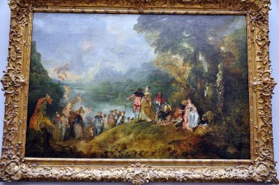 Jean-Antoine Watteau - Plerinage  l'le de Cythre (1717) -  0570