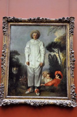 Jean-Antoine Watteau - Pierrot, dit autrefois Gilles (1718-1719) - 0575