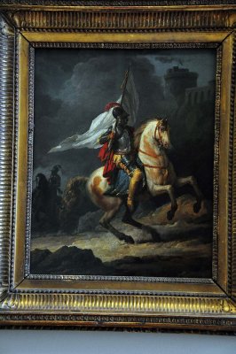 Antoine-Charles-Horace Vernet (1758-1836) - Cavalier en armure tenant un drapeau - 0589