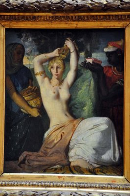 Théodore Chassériau - Esther se parant pour être présentée au roi Assuérus, dit la Toilette d'Esther (1841) - 0670