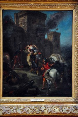 Eugne Delacroix  - Rbecca enleve par le Templier (1858) - 0692