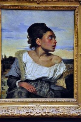 Eugne Delacroix - Jeune orpheline au cimetire (1824) - 0698