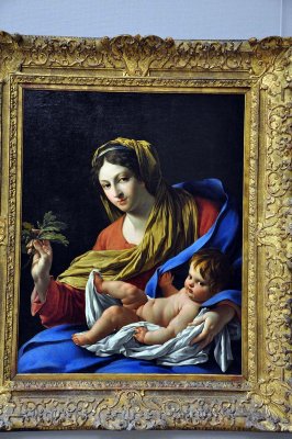Simon Vouet - La Vierge au rameau de chne, dite la Madone Hesselin (1640-1645) - 0749