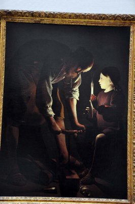 George de La Tour - Saint Joseph charpentier (1642) - 0769