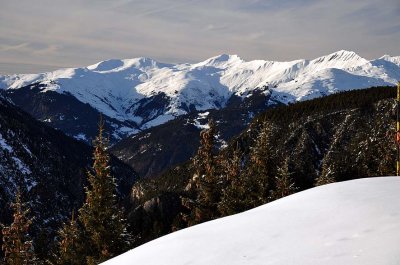 Chaîne du Mont Blanc vue du Mont Bochor - 1575