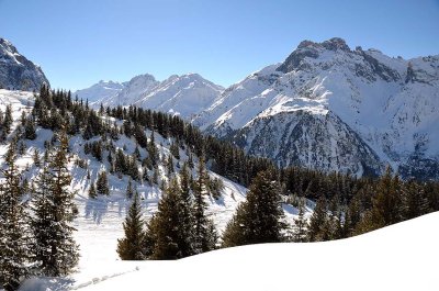 le Petit Mont Blanc, col de Napremont et massif de la Portetta - 1485