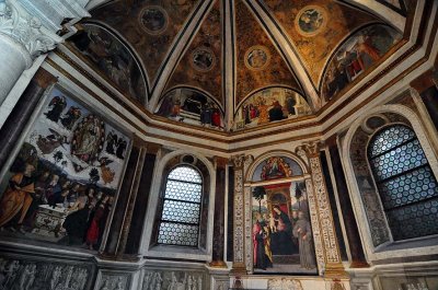 Pinturicchio's frescoes, Basso Della Rovere Chapel, Basilica Santa Maria del Popolo, Rome - 2026