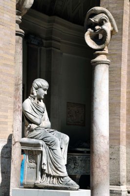  Cortile Ottagono, Pio-Clementino Museum, Vatican - 2298