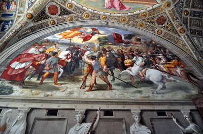 Room of Heliodorus (1512-1514) decorated by Raphael, Stanze di Raffaello, Vatican Museum - 2428