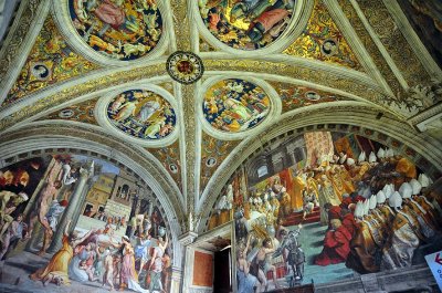 Room of the Fire in the Borgo (1514-1517), Stanze di Raffaello, Vatican Museum - 2458