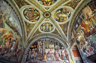 Room of the Fire in the Borgo (1514-1517), Stanze di Raffaello, Vatican Museum - 2463