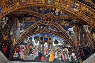 The Hall of the Saints, Borgia Apartment, decorated by Pinturicchio, Vatican - 2491