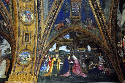 The Hall of the Saints, Borgia Apartment, decorated by Pinturicchio, Vatican - 2493