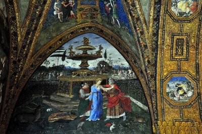 The Hall of the Saints, Borgia Apartment, decorated by Pinturicchio, Vatican - 2495