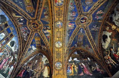 The Hall of the Saints, Borgia Apartment, decorated by Pinturicchio, Vatican - 2497