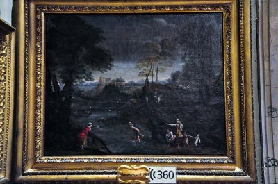 Domenichino, Landscape with a ford (1603)  - 3184