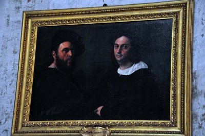 Raphael, Portrait of Andrea Navagero e Agostino Beazzano (1516) - 3314