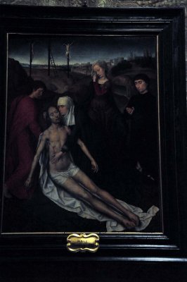 Hans Memling (1440-1494), Lamentation with a donor - 3317