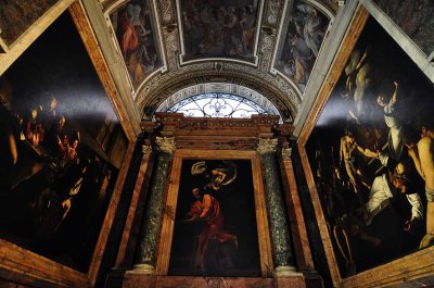  Contarelli Chapel (1599-1600), Caravaggio The Life of St Matthew - San Luigi dei Francesi Church, Rome - 4341