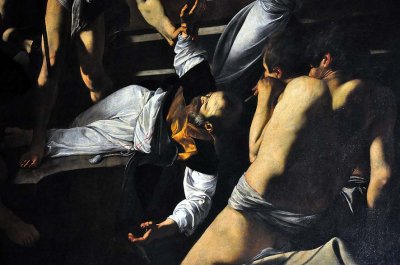 Caravaggio, The Martyrdom of St. Matthew (1599-1600), detail - San Luigi dei Francesi Church, Rome - 4350