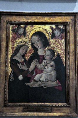 Scuola del Pinturicchio (sec. XV) - Matrimonio mistico di S. Caterina - 2656