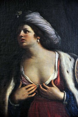 Guercino (1591-1666) - Cleopatra and Octavianus (detail) - 3473
