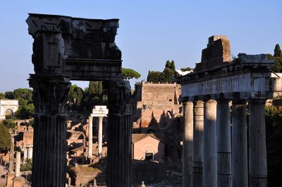 Foro Romano viewed from Capitoline Museum - 3633