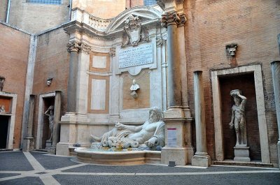 Capitoline Museum - Fountain of the River god Marforio (1st-2nd C. AD) - 3640