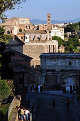 Foro Romano viewed from Capitoline Museum - 3646