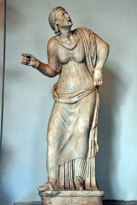 Lamenting Old Woman (Roman copy of Hellenistic original marble) - 3667