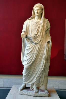 Statua di Augusto Pontife Maximus, Roma, Via Labicana (late Augustan period, last decade of the 1st century BC) - 3979