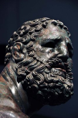 Pugile, original Greek bronze ( 1st century BC), detail - 3996