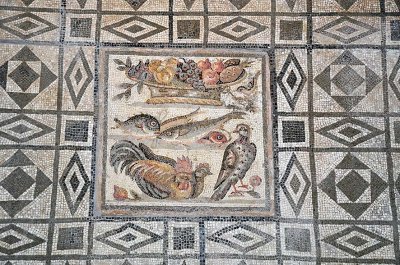 Mosaico pavimentale geometrico - Roma, via Casilina (fine del Isec. a.D. - inizi del I sec. d.C.) - 4068