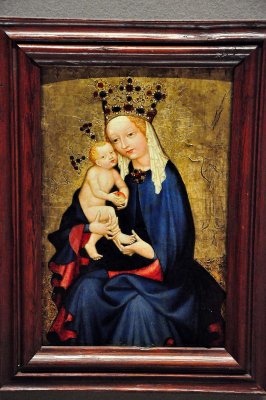 Bohme (2e quart du XVe sicle) - La Vierge  l'Enfant tenant une pomme -  0782